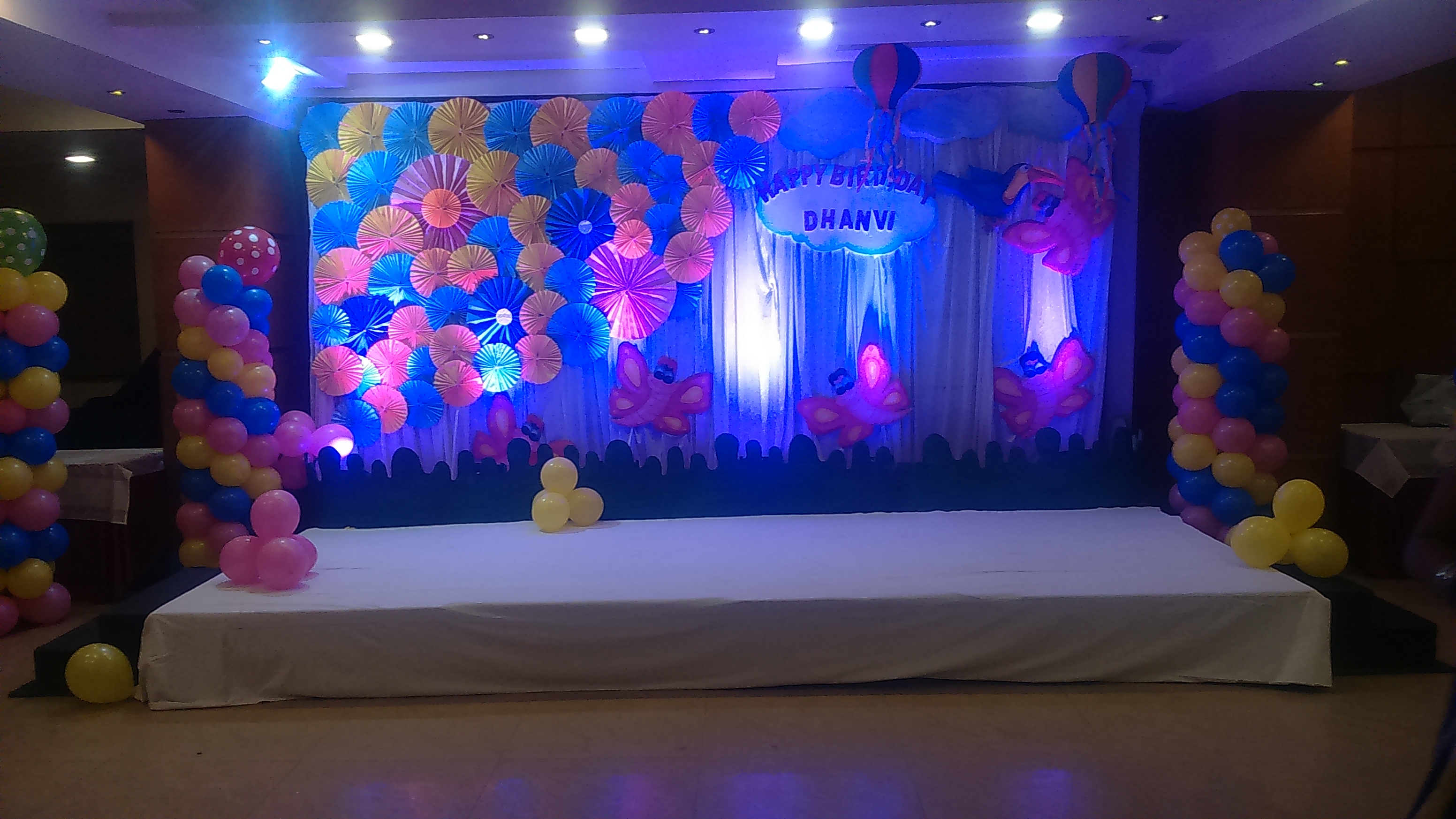 Birthday Stage Decorations 1st Birthday Party Decorations Hyderabad